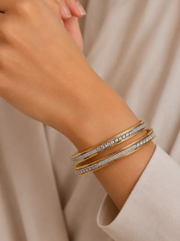 Cz_Dual_Bangles_Default_Title