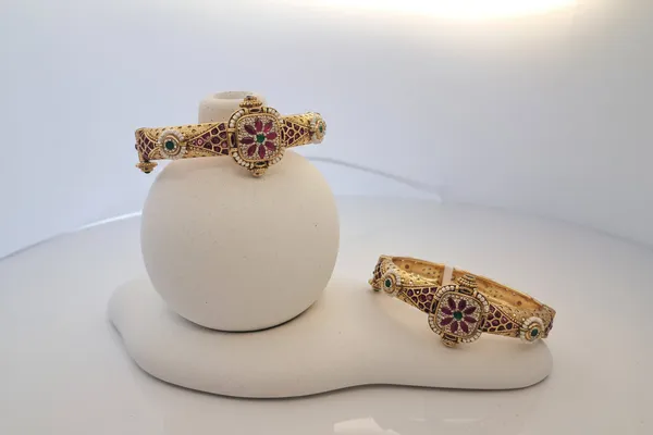 Floral_Kundan_Antique_Kadas