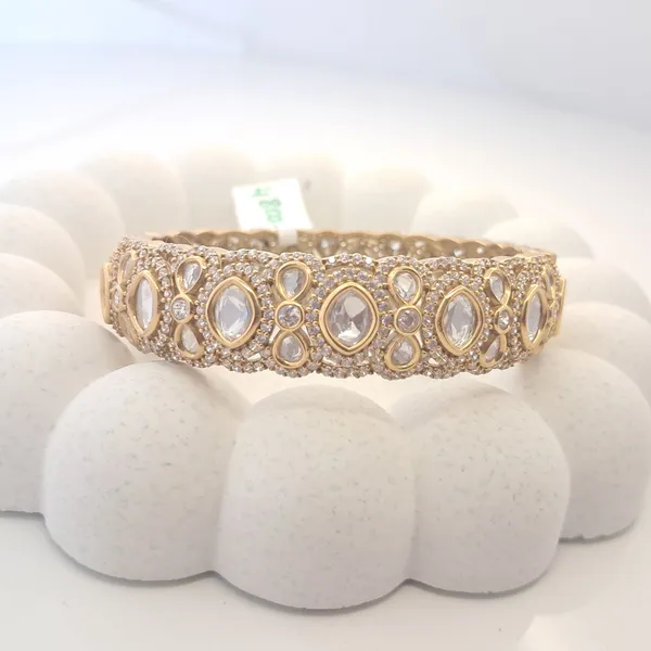 Polki_Shambhavi_Moissanite_Kada