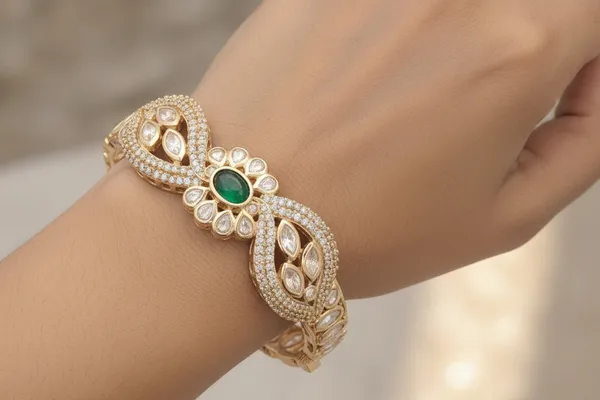 Emerald_Floral_Kada_Default_Title