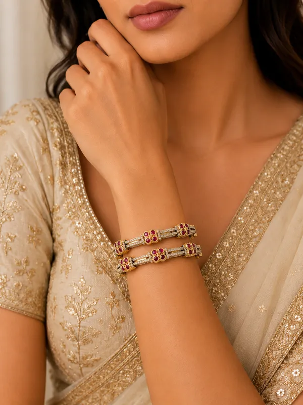 Ruby_Cz_Bangles