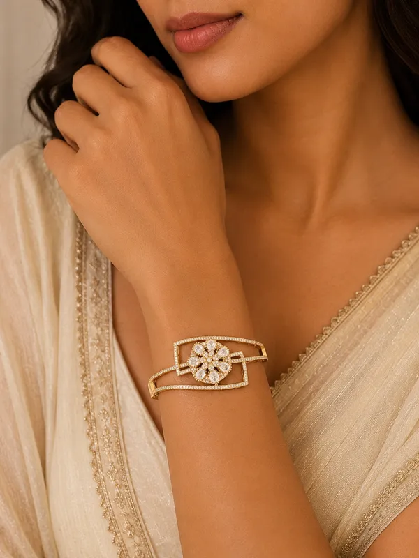 Floral_Cz_Bracelet_Default_Title