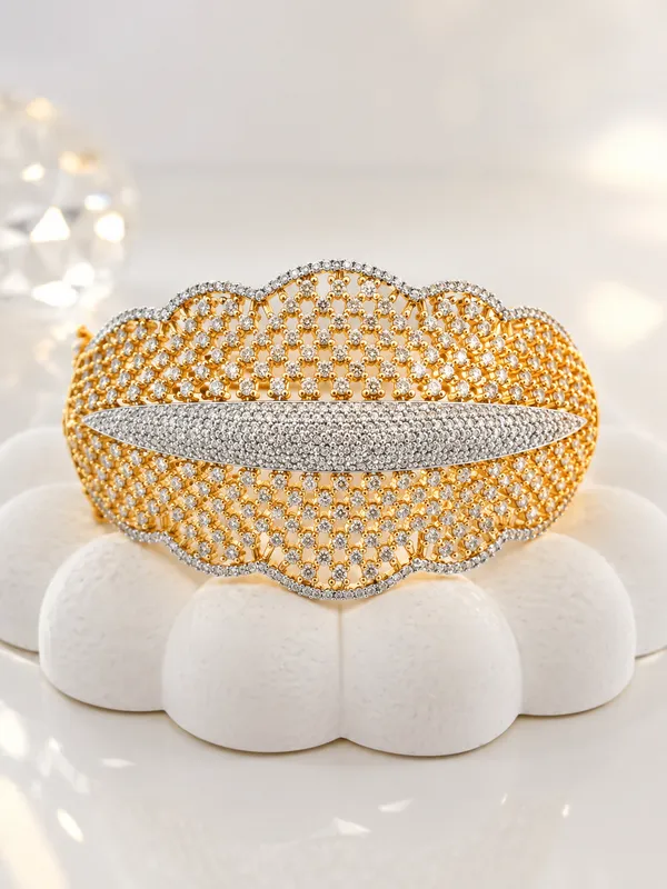 The_Aurelia_Two_Tone_Cz_Statement_Cuff_Bracelet_Default_Title