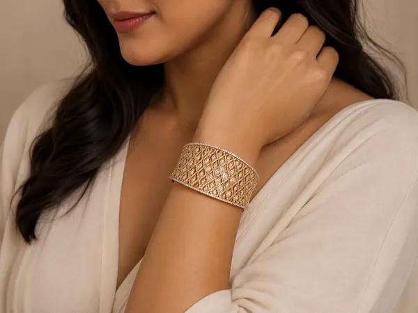 Golden_Lattice_Crystal_Cuff_Default_Title