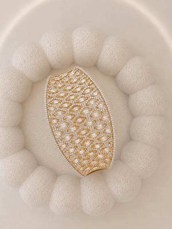 Golden_Lattice_Crystal_Cuff_Default_Title