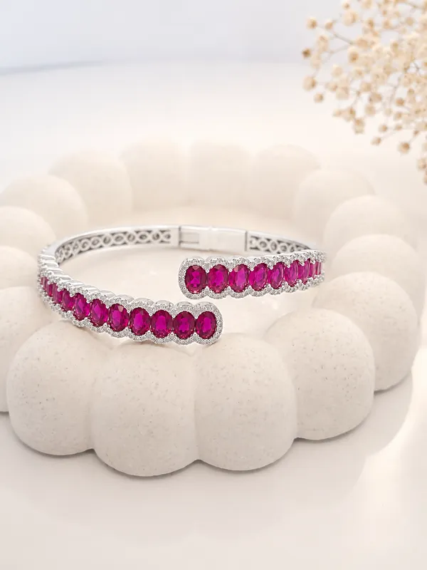 Fuchsia_Ruby_Curve_Bracelet_Default_Title