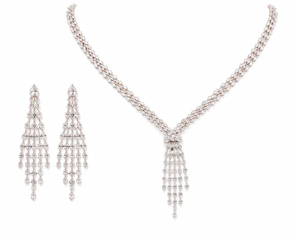 Celeste_Cz_Waterfall_Necklace_Set_Default_Title
