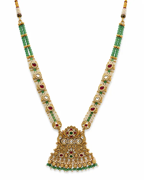 Rajnandini_Heritage_Kundan_Long_Haar_Necklace_Default_Title
