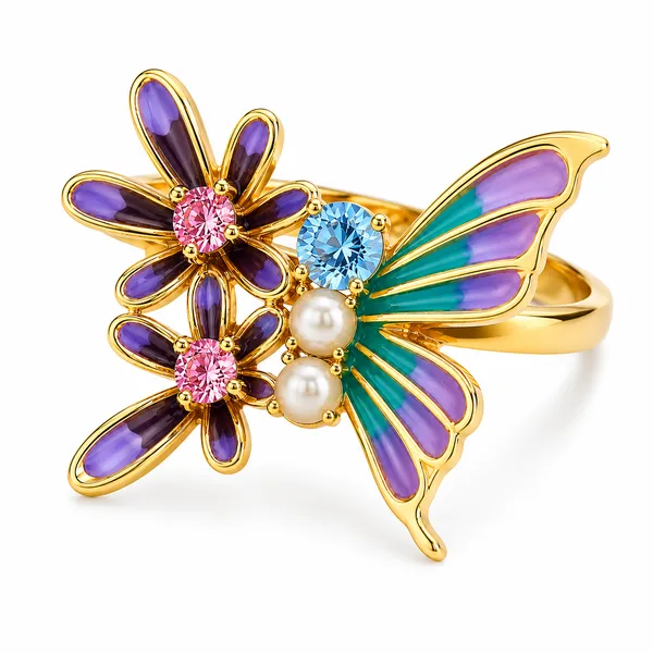 Flutter_Bloom_Multicolor_Statement_Ring_Default_Title