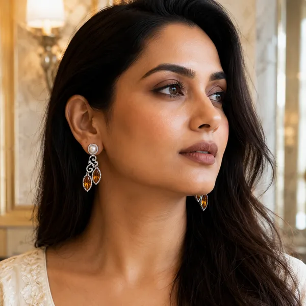 The_Aurelia_Amber_Cascade_Earrings_Default_Title