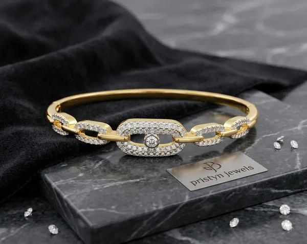 Aveline_Cz_Link_Bracelet_Default_Title