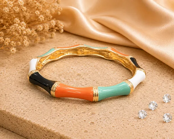 Solene_Enamel_Bangle_Default_Title