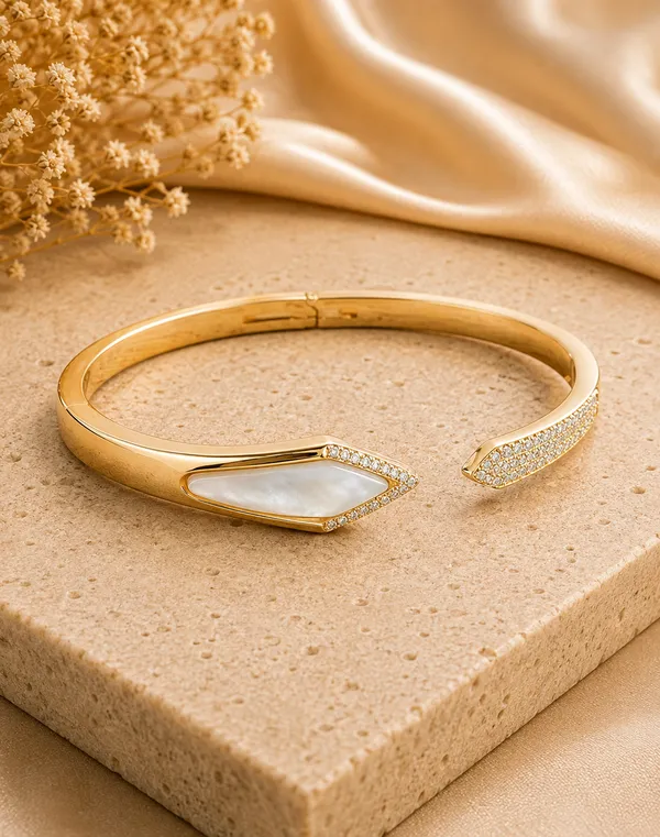 Iris_Mother_Of_Pearl_Open_Bangle_Default_Title