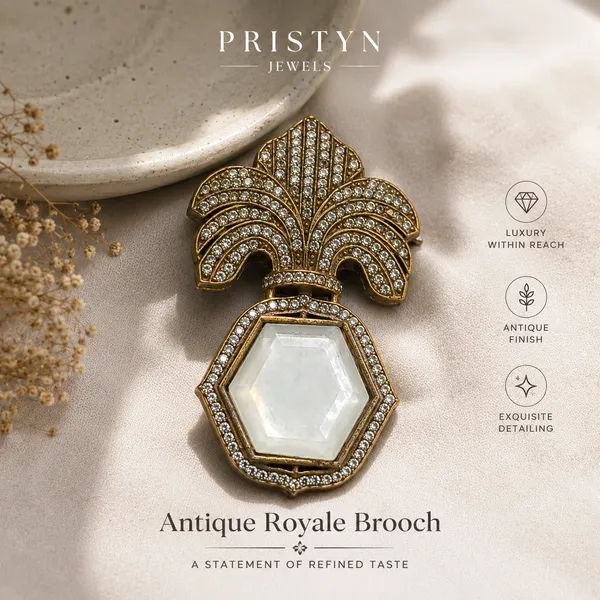 Celeste_Antique_Statement_Brooch_Default_Title