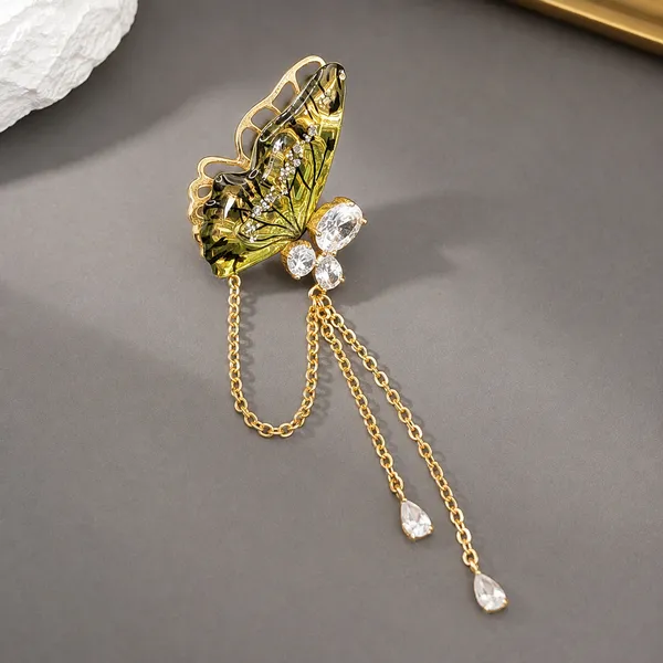 Enchanted_Green_Butterfly_Chain_Brooch_Default_Title