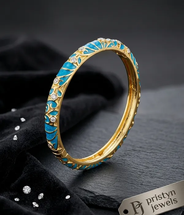 Baby_Blue_Enamel_Bangle_Default_Title