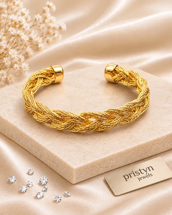 Luxe_Braided_Gold_Cuff_Bracelet_Default_Title