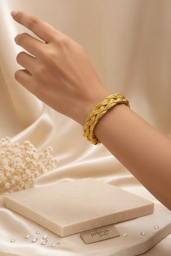 Luxe_Braided_Gold_Cuff_Bracelet_Default_Title