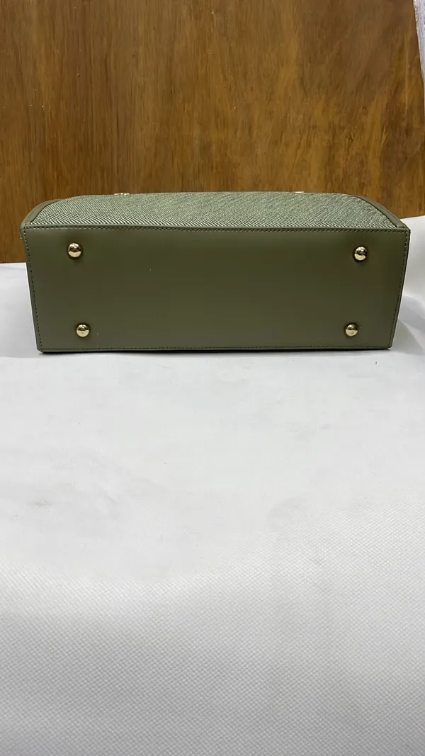 Olive_Green_Pu_Leather_Structured_Handbag_For_Women
