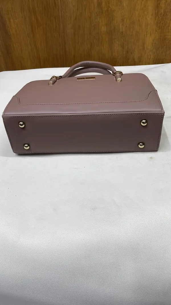 Mauve_Pu_Leather_Structured_Handbag_With_Sling_Strap_For_Women