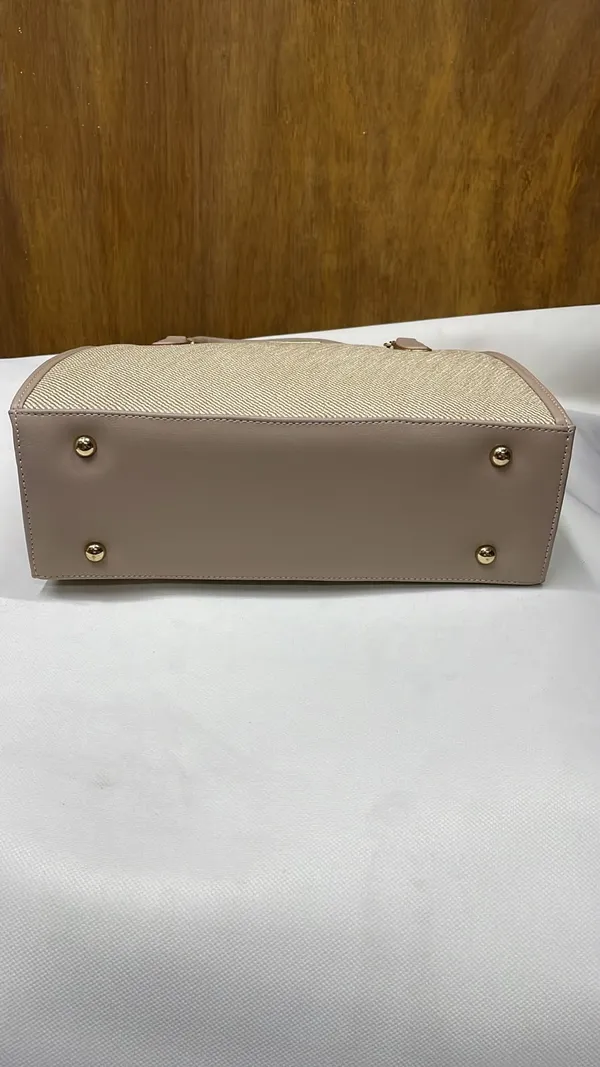 Beige_Pu_Leather_Structured_Handbag_For_Women