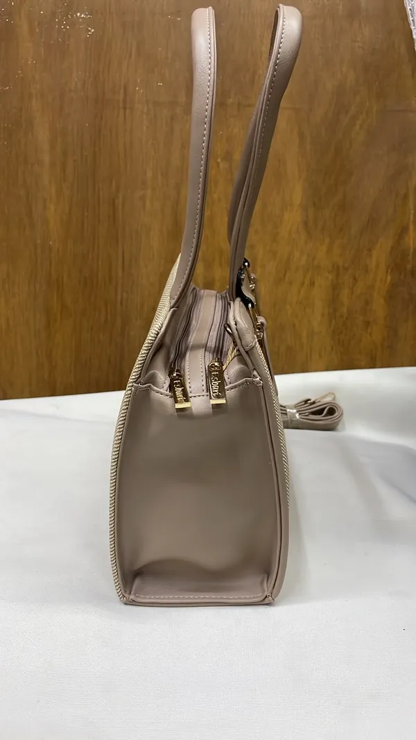 Beige_Pu_Leather_Structured_Handbag_For_Women