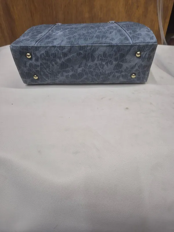 Blue_Pu_Leather_Printed_Tote_Bag_For_Women