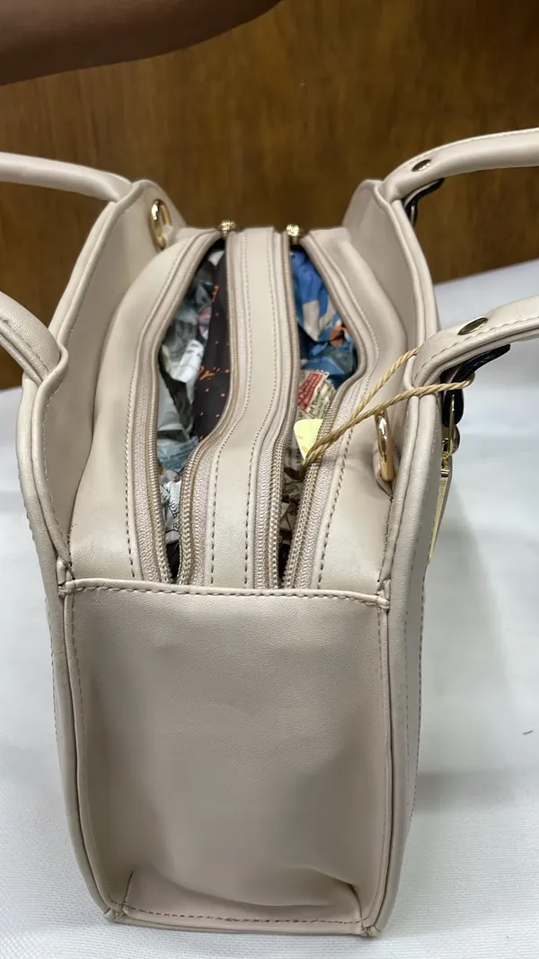 Beige_Pu_Leather_Woven_Structured_Handbag_For_Women