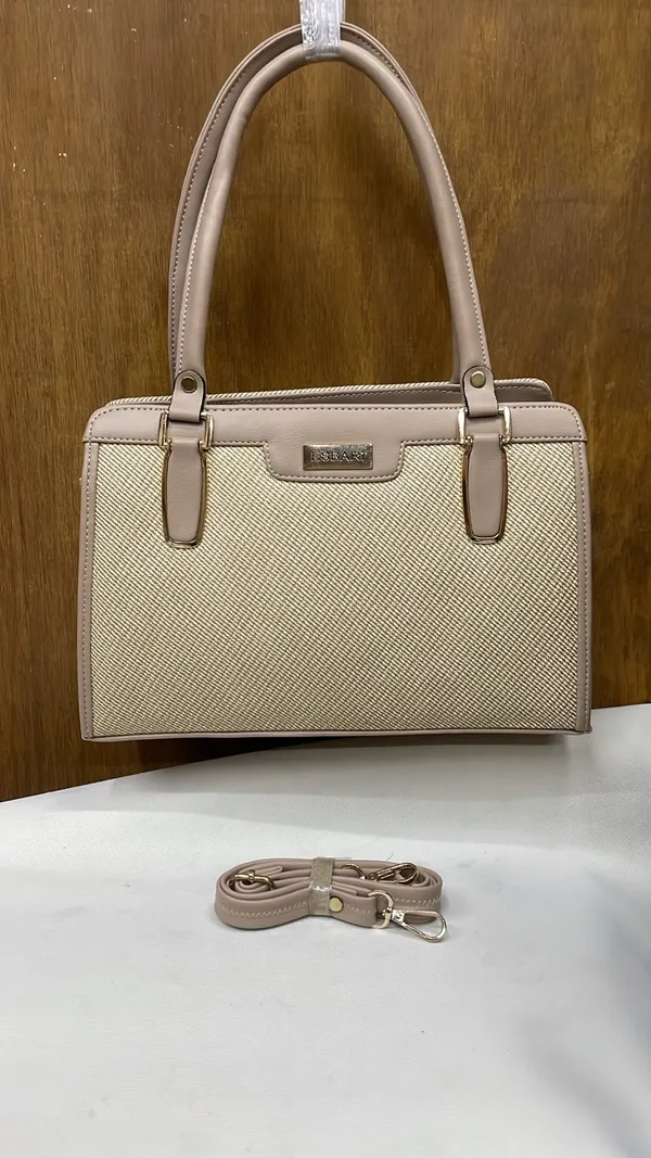 Beige_Pu_Leather_Structured_Handbag_For_Women