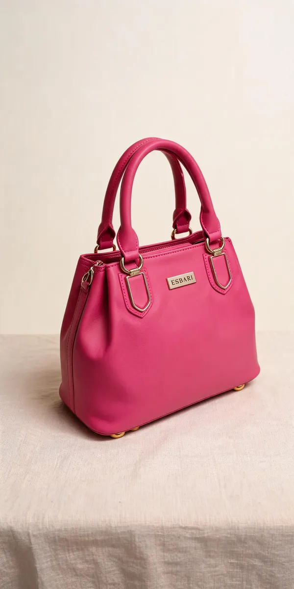Pink_Pu_Leather_Handbag_For_Women