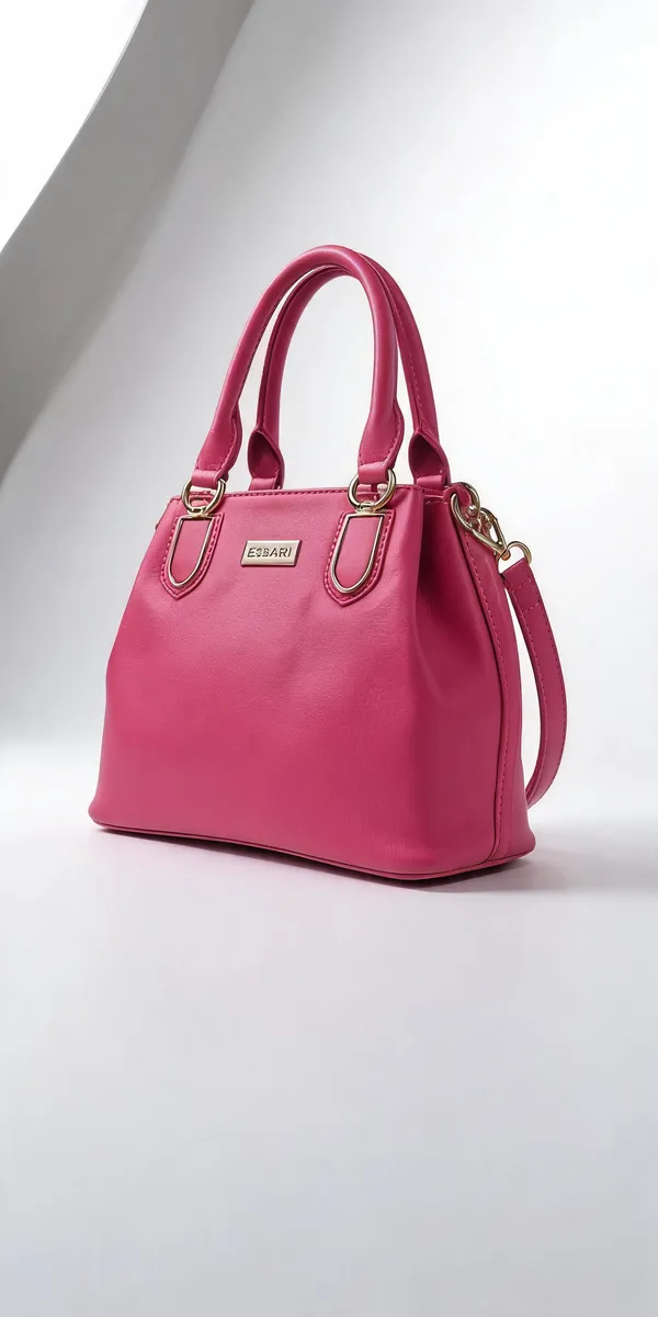 Pink_Pu_Leather_Handbag_For_Women