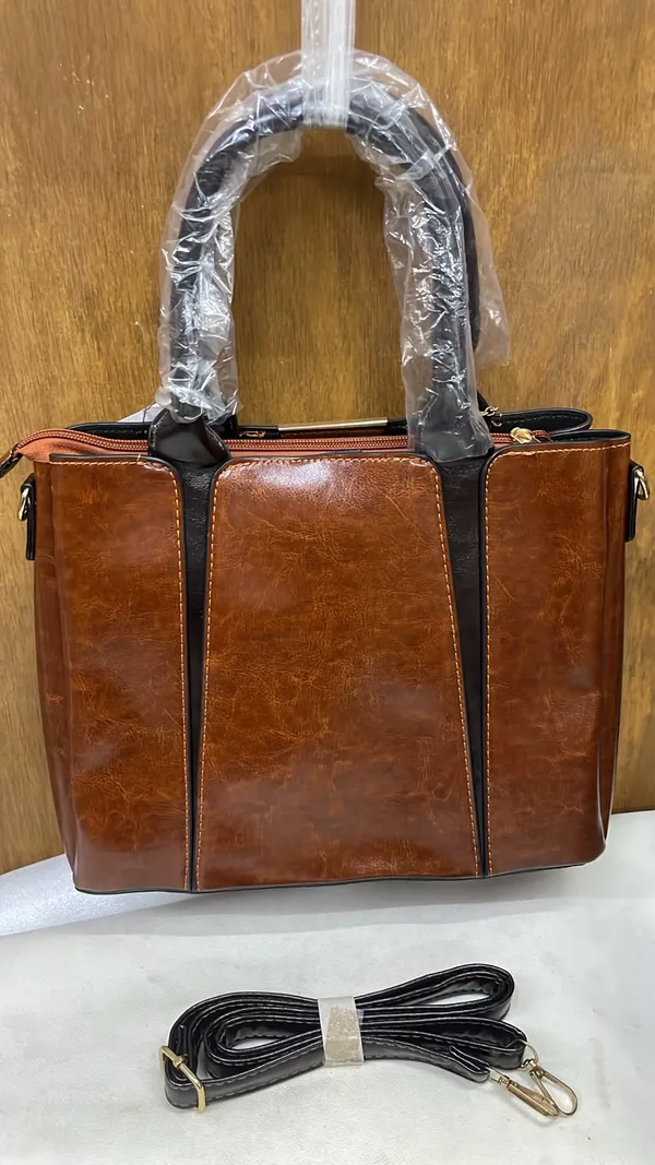 Brown_Pu_Leather_Tote_Bag_For_Women