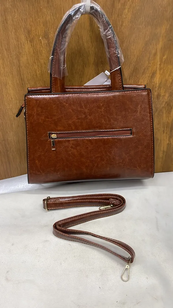 Brown_Pu_Leather_Structured_Handbag_For_Women