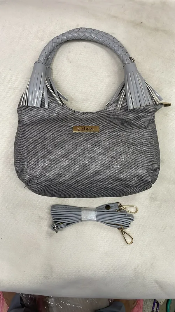 Grey_Pu_Leather_Woven_Handbag_For_Women