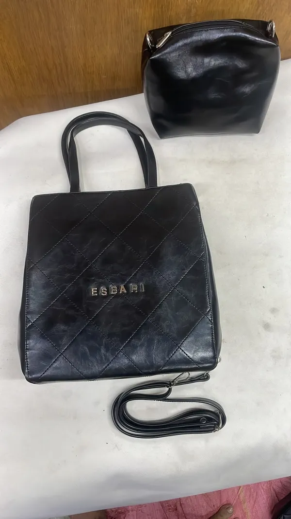 Black_Pu_Leather_Structured_Tote_Bag_For_Women