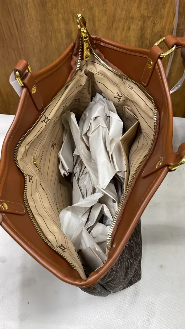 Brown_Pu_Leather_Printed_Tote_Bag_For_Women