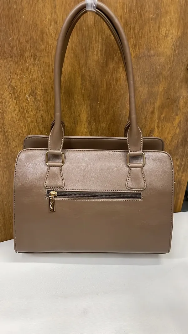 Brown_Pu_Leather_Structured_Handbag_For_Women