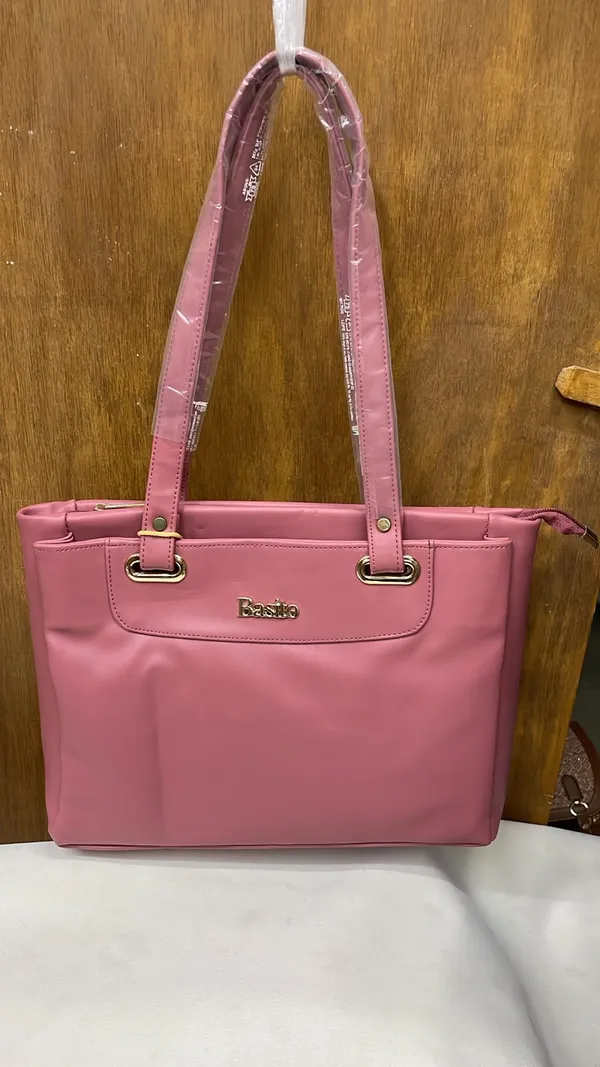 Pink_Pu_Leather_Tote_Bag_For_Women