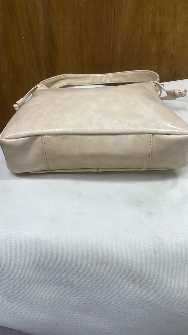 Beige_Pu_Leather_Shoulder_Bag_For_Women