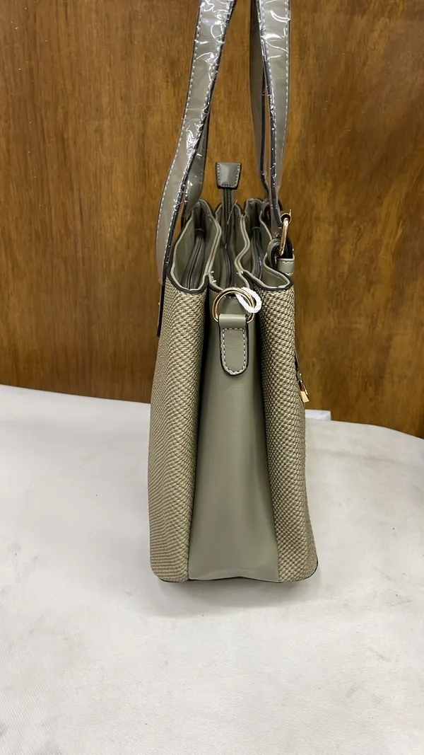 Olive_Green_Pu_Leather_Structured_Tote_Bag_For_Women
