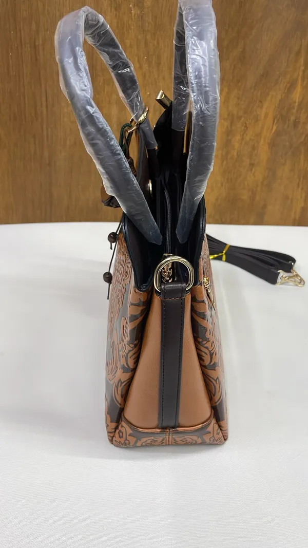 Brown_Pu_Leather_Printed_Handbag_For_Women