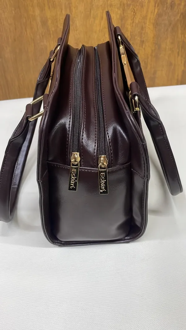 Brown_Pu_Leather_Structured_Handbag_For_Women