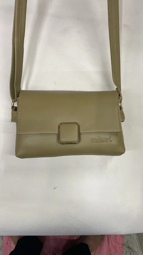 Khaki_Pu_Leather_Crossbody_Sling_Bag_For_Women
