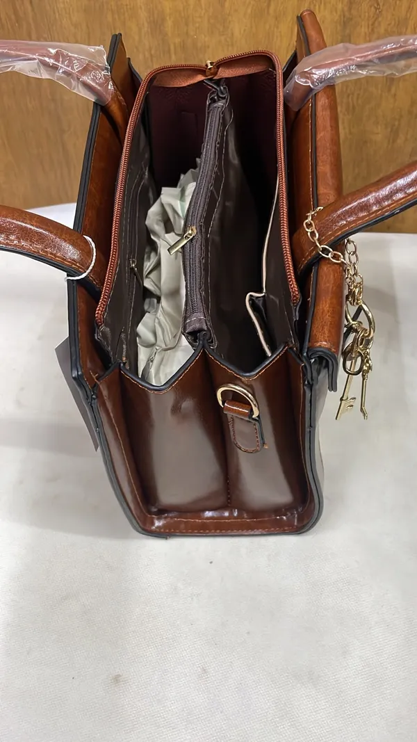 Brown_Pu_Leather_Structured_Handbag_For_Women