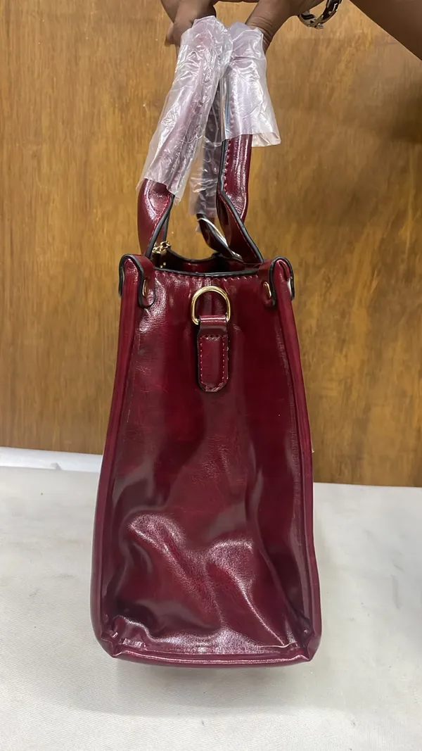Maroon_Pu_Leather_Tote_Bag_For_Women