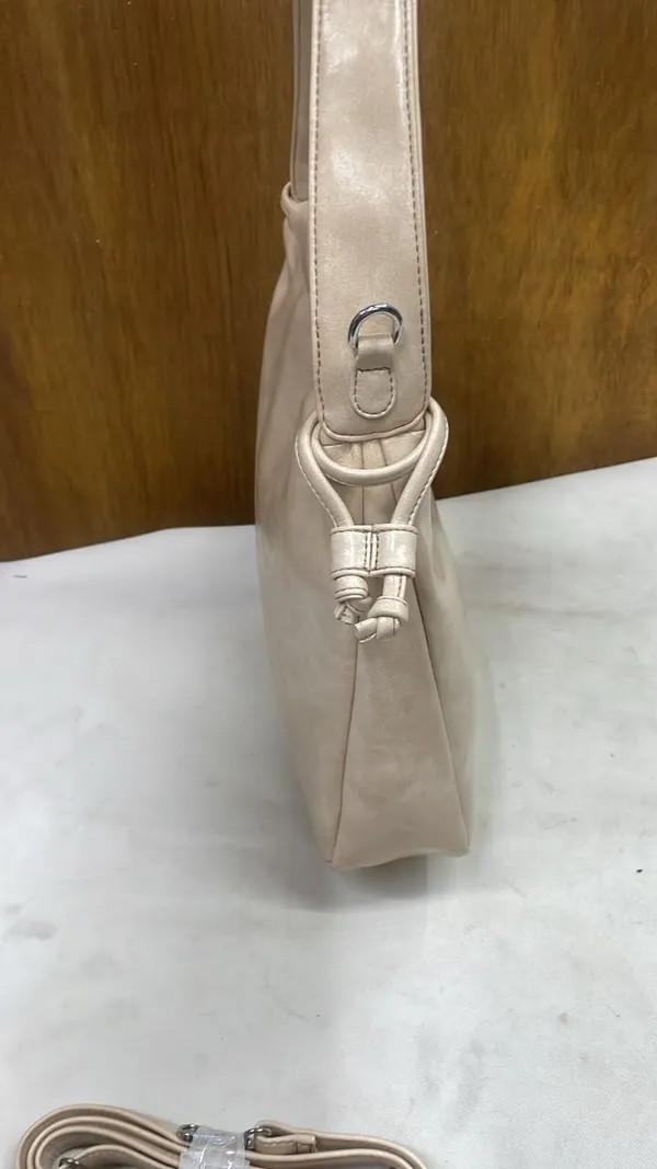 Beige_Pu_Leather_Shoulder_Bag_For_Women