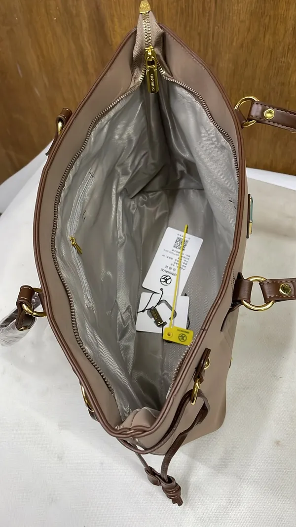 Beige_Pu_Leather_Tote_Bag_For_Women