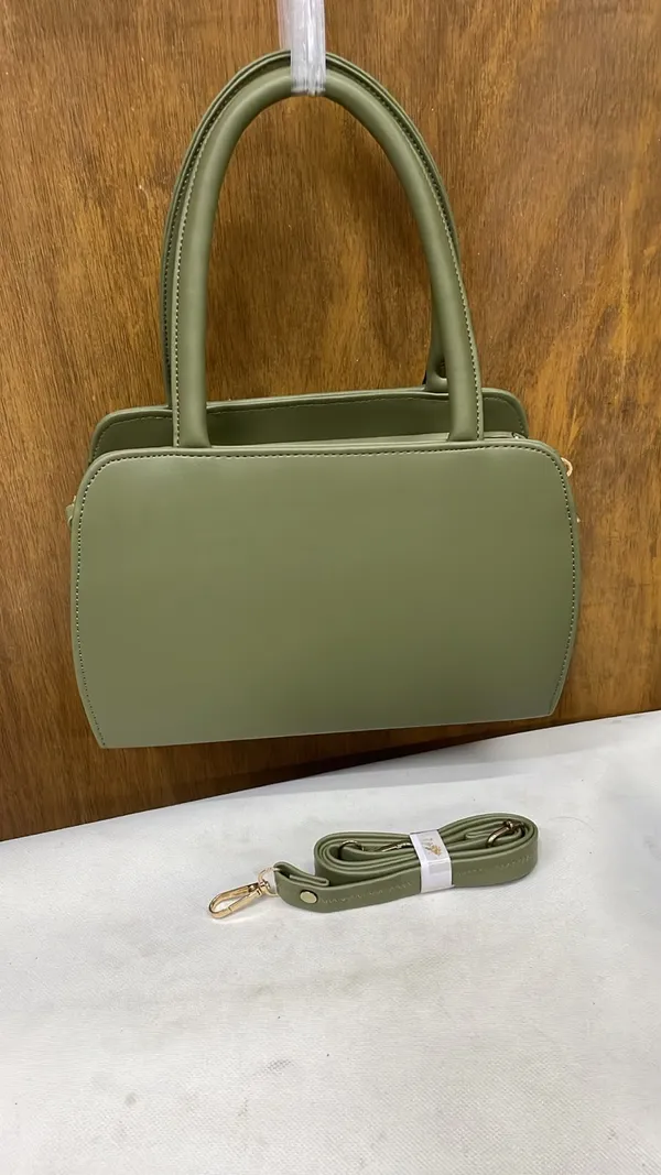 Olive_Green_Pu_Leather_Structured_Handbag_For_Women