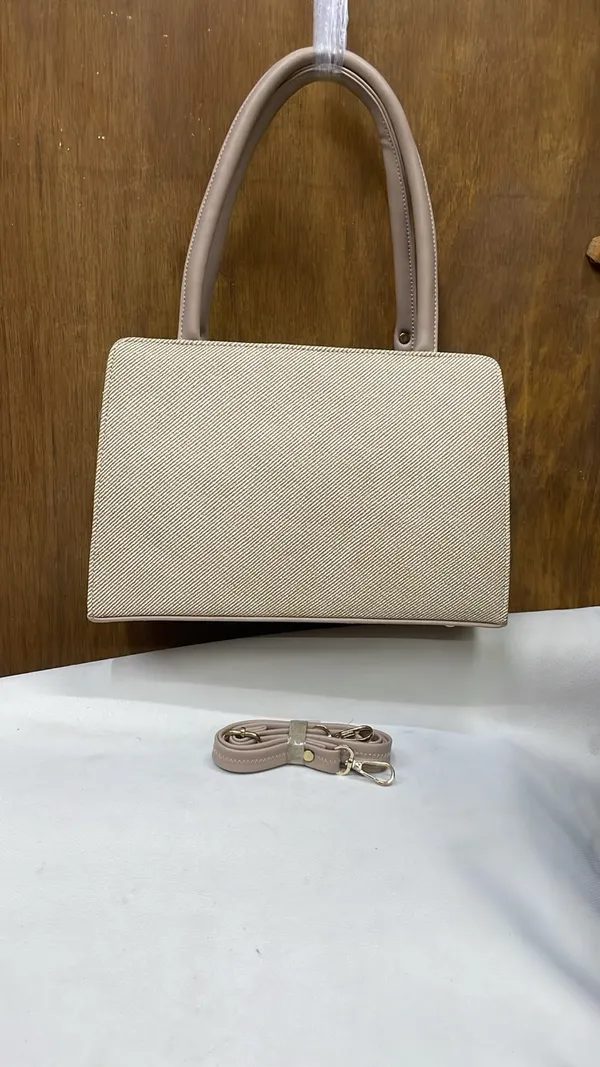 Beige_Pu_Leather_Structured_Handbag_For_Women