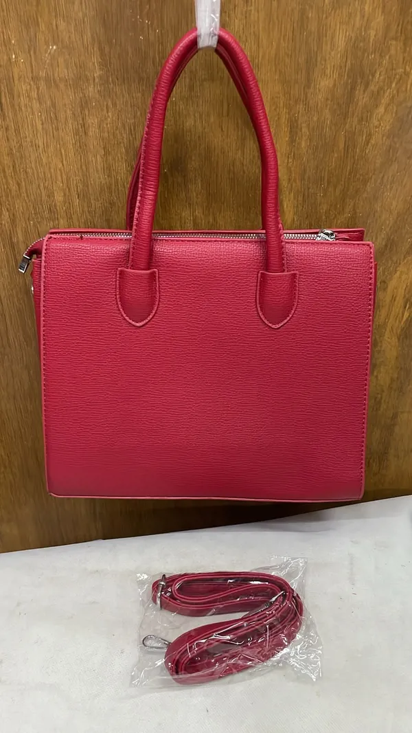 Red_Pu_Leather_Tote_Bag_For_Women
